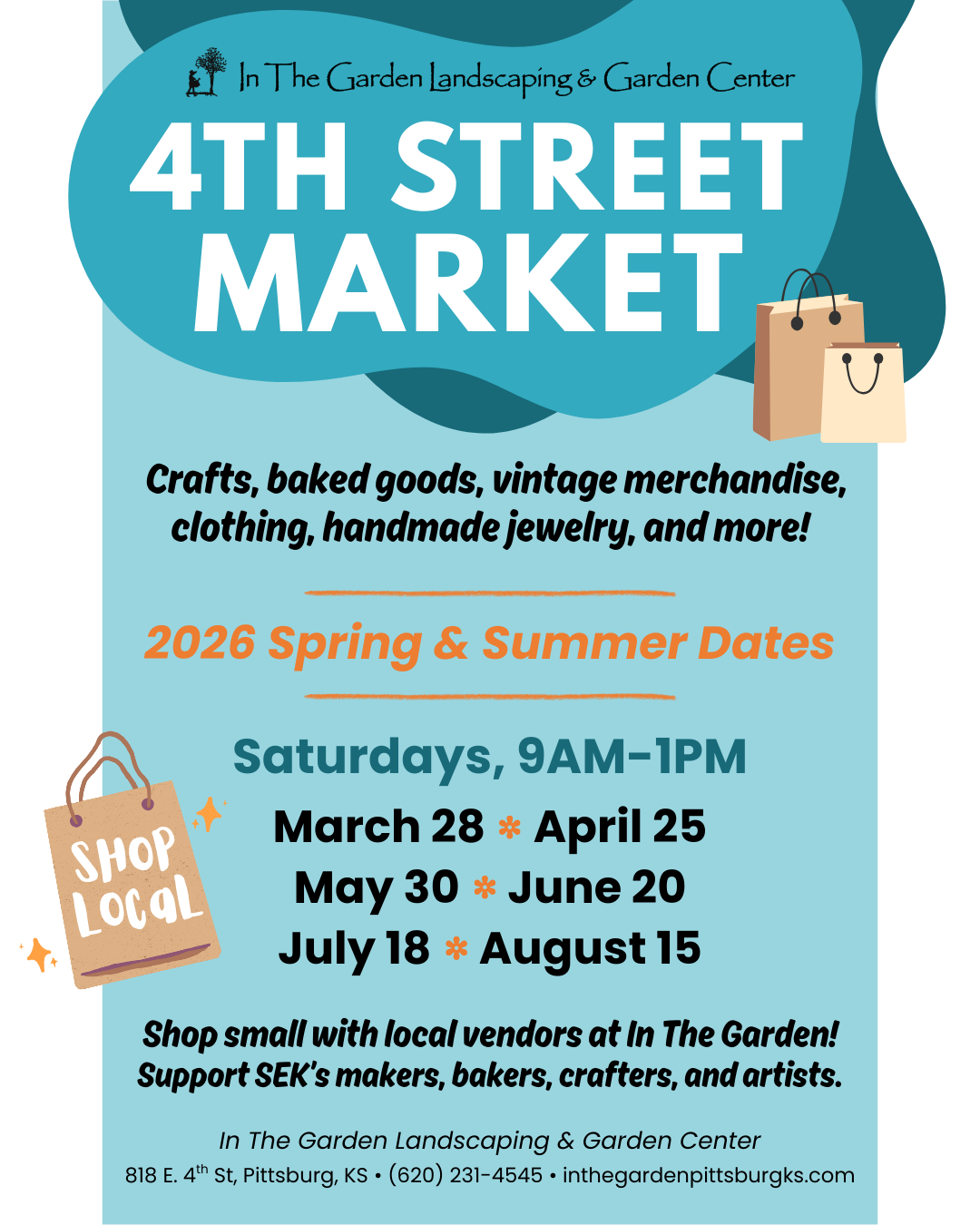 4th Street Market: Spring & Summer 2026