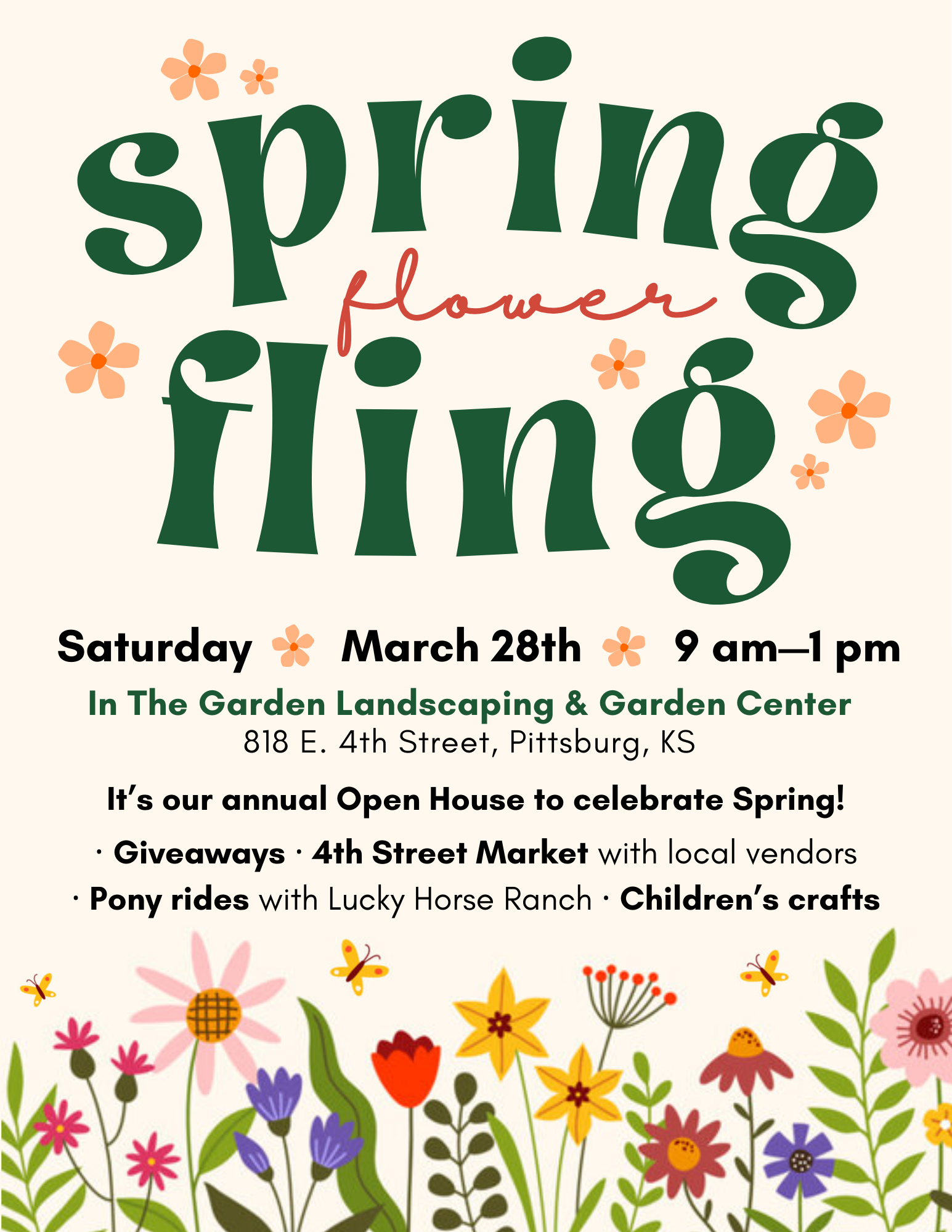 Spring Flower Fling – In The Garden Landscaping & Garden Center L.L.C