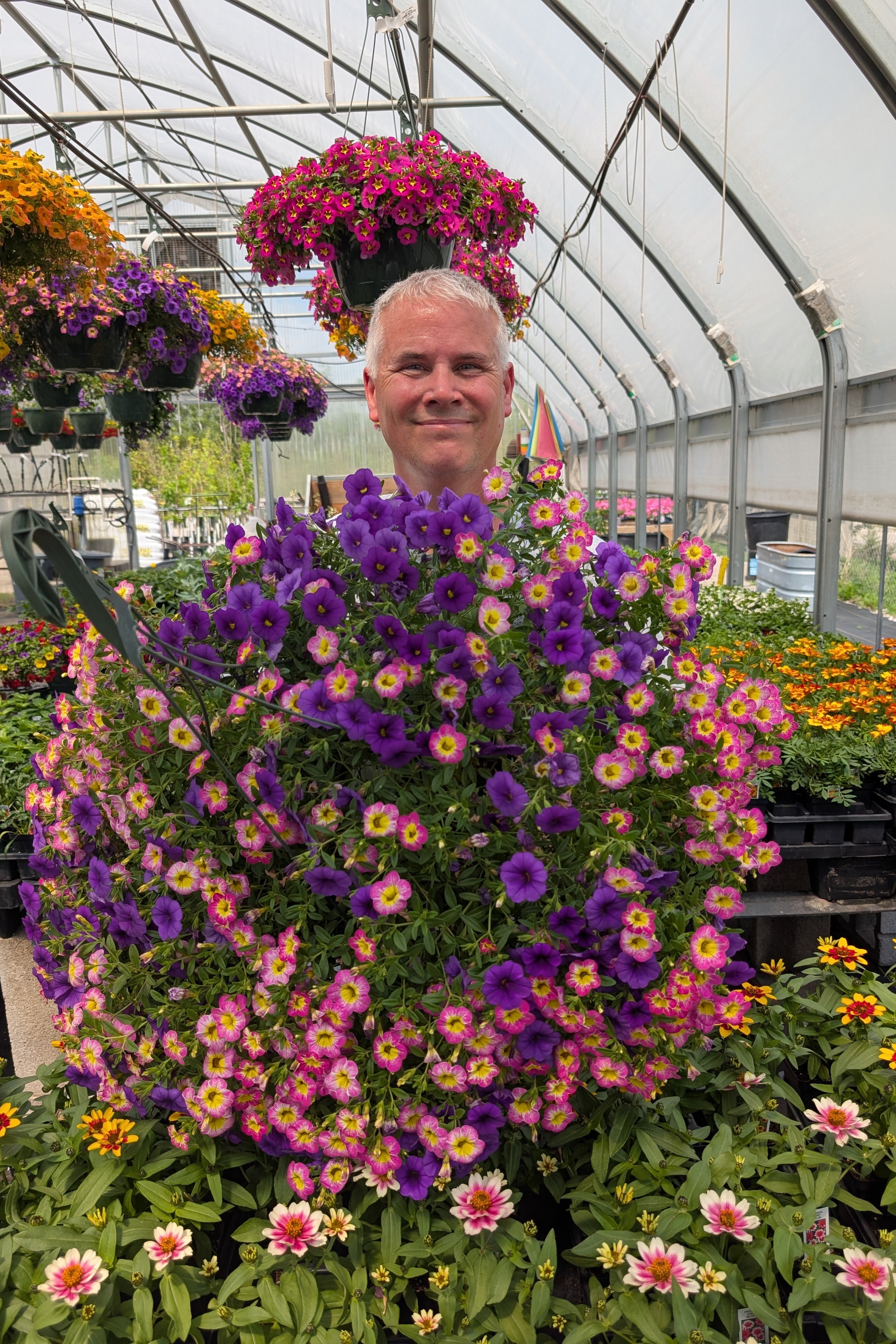 Purple Pop Mother's Day Hanging Basket